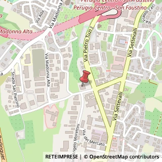 Mappa Via Gianluca Pennetti Pennella, 48, 06128 Perugia PG, Italia, 06128 Perugia, Perugia (Umbria)