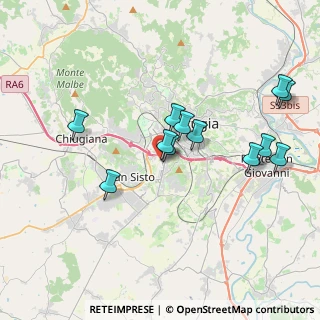 Mappa Via Gianluca Pennetti Pennella, 06128 Perugia PG, Italia (3.76917)