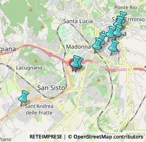 Mappa Via Mario Angelucci, 06129 Perugia PG, Italia (2.23364)