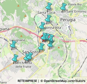 Mappa Via Mario Angelucci, 06129 Perugia PG, Italia (1.75923)