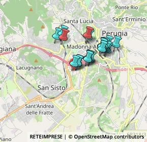 Mappa Via Mario Angelucci, 06129 Perugia PG, Italia (1.352)