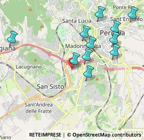 Mappa Via Mario Angelucci, 06129 Perugia PG, Italia (2.14636)