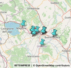 Mappa Via Mario Angelucci, 06129 Perugia PG, Italia (7.22643)