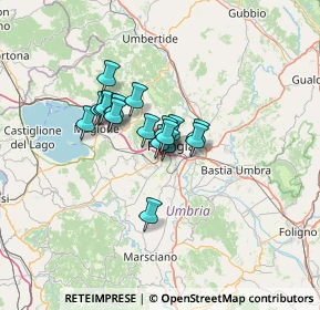 Mappa Via Mario Angelucci, 06129 Perugia PG, Italia (8.59611)