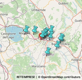 Mappa Via Mario Angelucci, 06129 Perugia PG, Italia (8.51667)