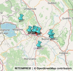 Mappa Strada Piscille - Loggi, 06126 Perugia PG, Italia (7.64727)