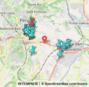 Mappa Strada Piscille - Loggi, 06126 Perugia PG, Italia (1.7495)