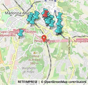 Mappa Str. del Borghetto, 06126 Perugia PG, Italia (0.9175)