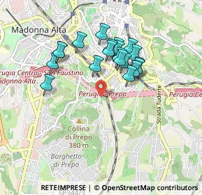 Mappa Str. del Borghetto, 06126 Perugia PG, Italia (0.8145)