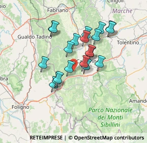 Mappa Monte Igno, 62025 Sefro MC, Italia (11.9885)