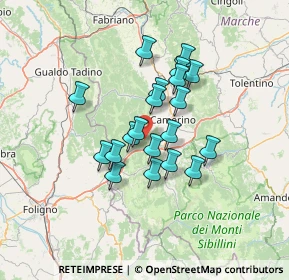 Mappa Monte Igno, 62025 Sefro MC, Italia (10.861)
