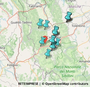 Mappa Monte Igno, 62025 Sefro MC, Italia (11.01706)