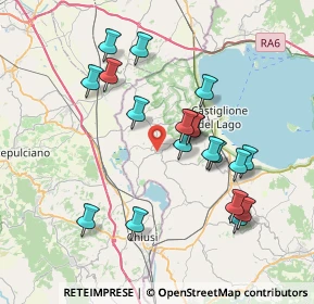 Mappa Via Pozzuolo, 06061 Castiglione del Lago PG, Italia (7.222)