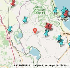 Mappa Via Pozzuolo, 06061 Castiglione del Lago PG, Italia (5.903)