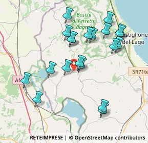 Mappa Via Pozzuolo, 06061 Castiglione del Lago PG, Italia (4.0515)