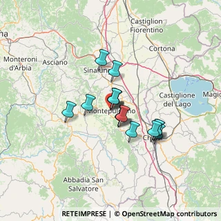 Mappa Vicolo cervini, 53045 Montepulciano SI, Italia (9.712)
