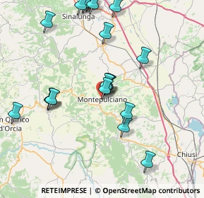 Mappa Piazzetta di S. Bartolomeo, 53045 Montepulciano SI, Italia (9.0115)