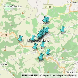 Mappa Vicolo cervini, 53045 Montepulciano SI, Italia (1.1335)