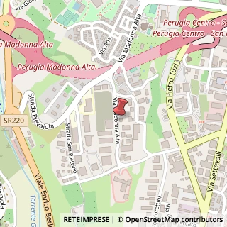 Mappa Via della Madonna Alta, 124, 06128 Perugia, Italia, 06128 Perugia, Perugia (Umbria)