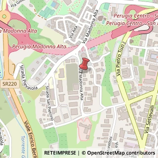 Mappa Via della Madonna Alta, 50/N, 06128 Perugia, Perugia (Umbria)