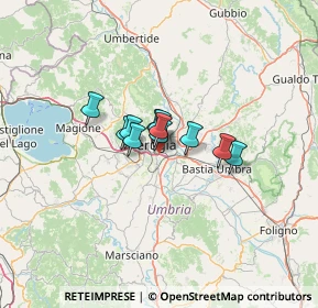 Mappa Via Assisana, 06126 Perugia PG, Italia (6.96182)