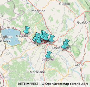 Mappa Via Assisana, 06126 Perugia PG, Italia (7.45231)