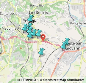 Mappa Via Assisana, 06126 Perugia PG, Italia (1.63083)