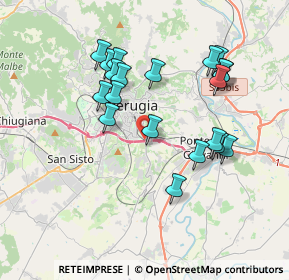 Mappa 06126 Perugia PG, Italia (3.698)