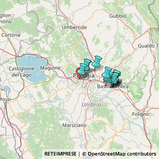 Mappa Via Pietro Tuzi, 06128 Perugia PG, Italia (10.53083)