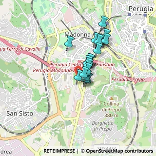 Mappa Via Pietro Tuzi, 06128 Perugia PG, Italia (0.615)