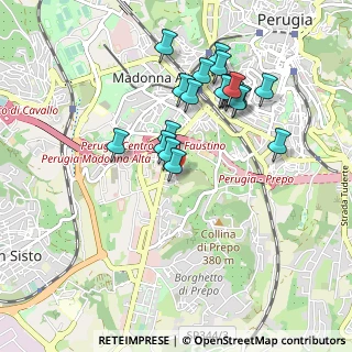 Mappa Via Umberto Fracassini, 06128 Perugia PG, Italia (0.9135)