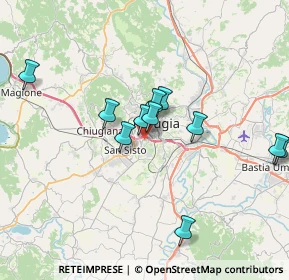 Mappa Via Umberto Fracassini, 06128 Perugia PG, Italia (6.94)