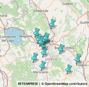 Mappa Via Umberto Fracassini, 06128 Perugia PG, Italia (11.56154)