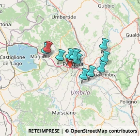 Mappa Via Umberto Fracassini, 06128 Perugia PG, Italia (8.695)