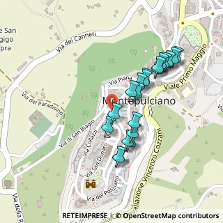 Mappa Via della Stamperia, 53045 Montepulciano SI, Italia (0.2245)