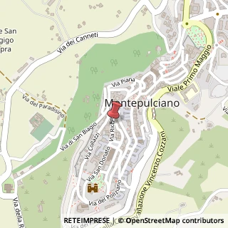 Mappa Via Ricci, 13, 53045 Montepulciano, Siena (Toscana)