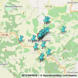 Mappa Via Ricci, 53045 Montepulciano SI, Italia (1.143)