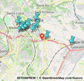 Mappa Via Giuseppe Bambagioni, 06126 Perugia PG, Italia (1.94385)