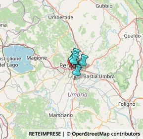 Mappa Via Giuseppe Bambagioni, 06126 Perugia PG, Italia (40.48818)