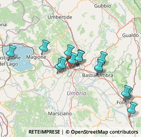 Mappa Via Giuseppe Bambagioni, 06126 Perugia PG, Italia (14.05429)