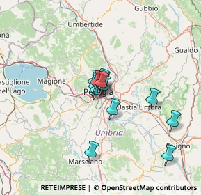 Mappa Via Giuseppe Bambagioni, 06126 Perugia PG, Italia (9.05385)