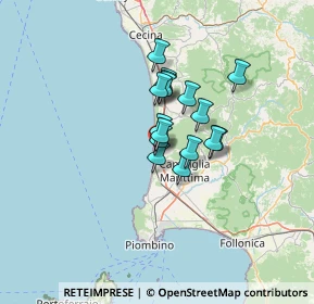 Mappa Piazza Giovanni XXIII, 57027 San Vincenzo LI, Italia (8.5325)