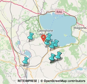 Mappa Località Pescia, 06061 Castiglione del Lago PG, Italia (6.57182)