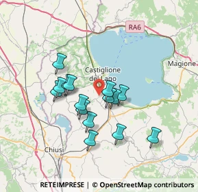 Mappa Località Pescia, 06061 Castiglione del Lago PG, Italia (5.956)