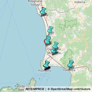 Mappa Largo Berlese, 57027 San Vincenzo LI, Italia (14.876)