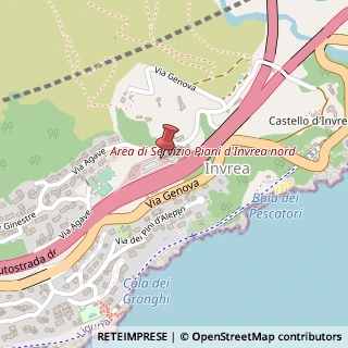 Mappa Autostrada A10 Genova-Ventimiglia km 26, 17019 Varazze SV, Italia, 17019 Varazze, Savona (Liguria)