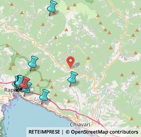 Mappa San Colombano Certenoli, 16040 San Colombano Certenoli GE, Italia (5.83615)