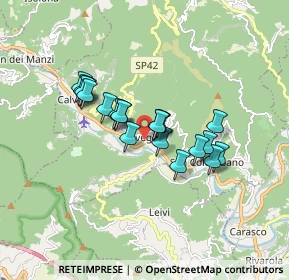 Mappa San Colombano Certenoli, 16040 San Colombano Certenoli GE, Italia (1.314)