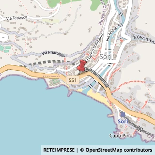 Mappa Via XXV Aprile, 12, 16030 Sori, Genova (Liguria)