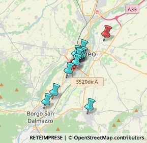 Mappa Via Arnaldo Momigliano, 12100 Cuneo CN, Italia (2.18833)